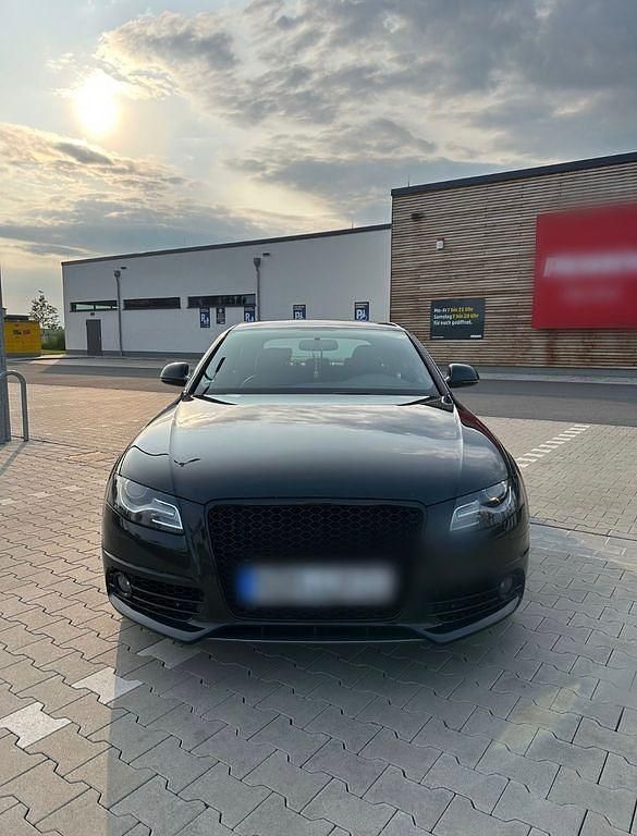 Schwarz Gebraucht 2009 Audi A4 S-Line Limousine | 10.999 € (Teuer) - Bild 1/4