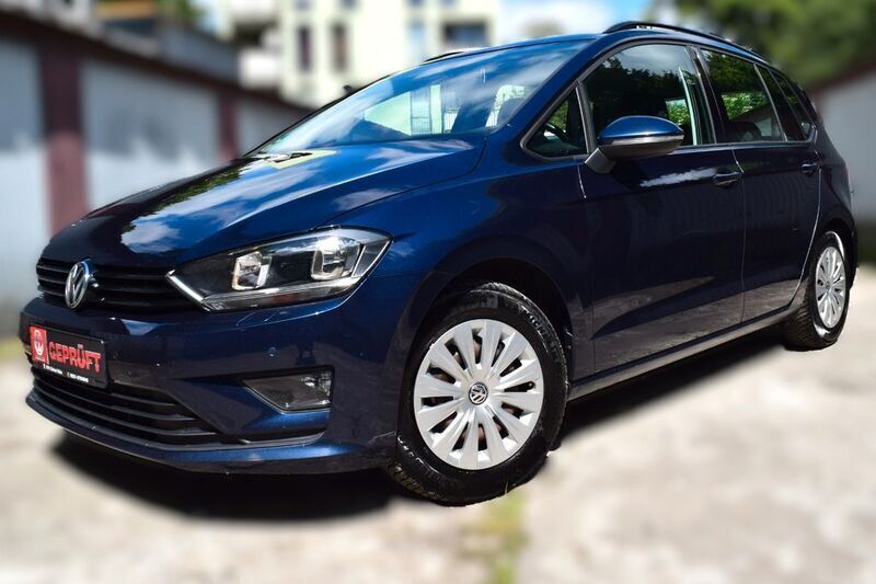 Blau Gebraucht 2014 VW Golf Sportsvan Trendline Van / Kleinbus | 8.900 € (Fairer Preis) - Bild 1/4