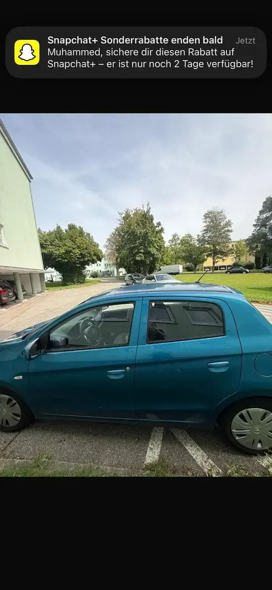 Gebraucht Mitsubishi Space Star 71 PS (52 kW) 2019 Blau Kleinwagen