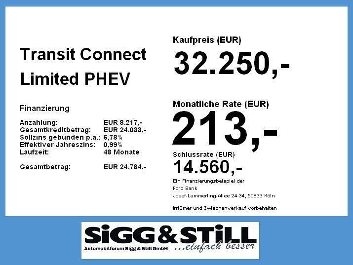 Neu Ford Transit Connect Limited 150 PS (110 kW) 2025 Frost weiß Van / Kleinbus