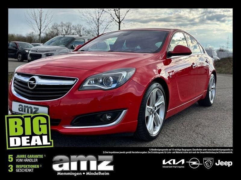 Lava rot Gebraucht 2017 Opel Insignia Limousine | 14.590 € (Guter Preis) - Bild 1/4