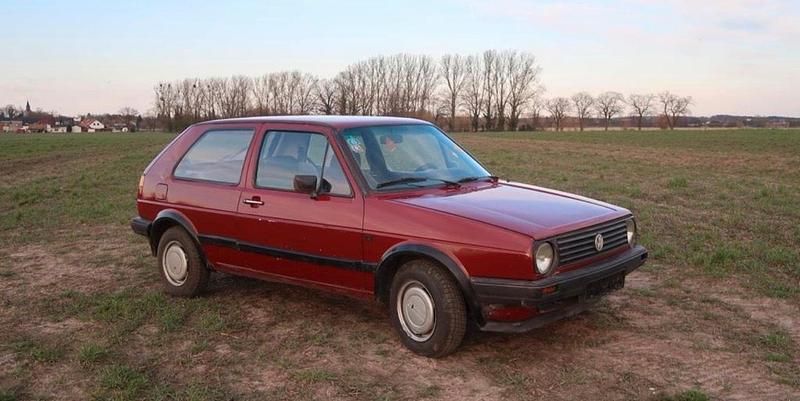 Gebraucht VW Golf II 1987 Rot Kleinwagen