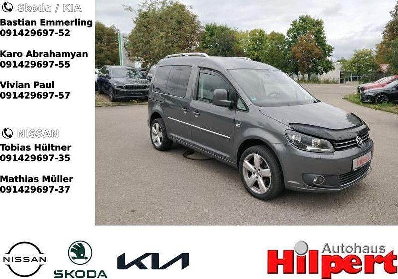 Natural grey metallic (metallic) Gebraucht 2011 VW Caddy Highline Van / Kleinbus | 6.940 € (Superpreis) - Bild 1/4