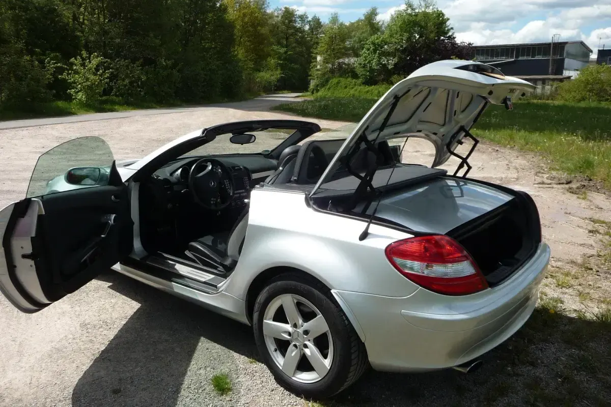 Gebraucht Mercedes 200 163 PS (119 kW) 2004 Silber Cabrio
