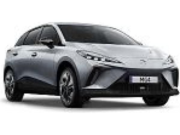 Weiß (dover white (weiß)) Gebraucht 2024 MG MG4 EV Luxury Kleinwagen | 34.990 € - Bild 1/3