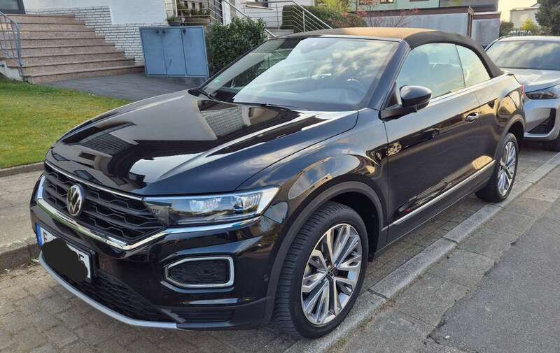 Schwarz Gebraucht 2020 VW T-Roc Cabriolet Style Cabrio | 20.500 € (Guter Preis) - Bild 1/4