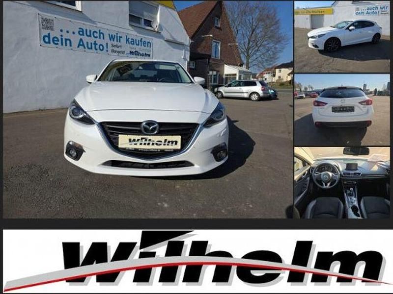 Gebraucht Mazda 3 Nakama 105 PS (77 kW) 2017 Satinweiß metallic (metallic) Limousine