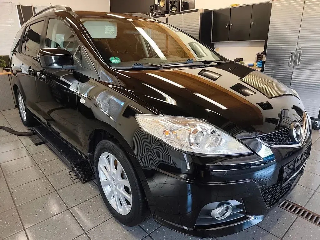 Gebraucht Mazda 5 Active 145 PS (106 kW) 2011 Schwarz Van / Kleinbus