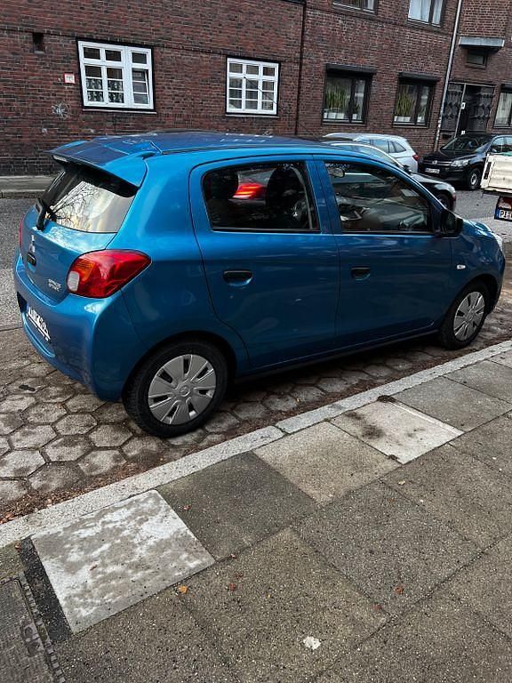 Second-hand Mitsubishi Space Star 71 CP (52 kW) 2013 Albastru Monovolum