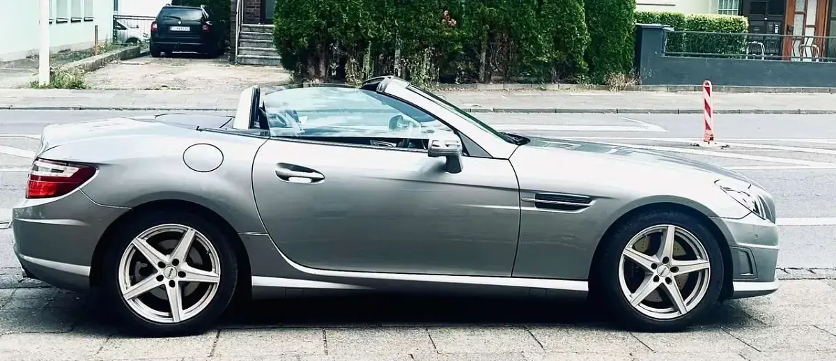 Gebraucht Mercedes SLK200 AMG 184 PS (135 kW) 2015 Grau Cabrio