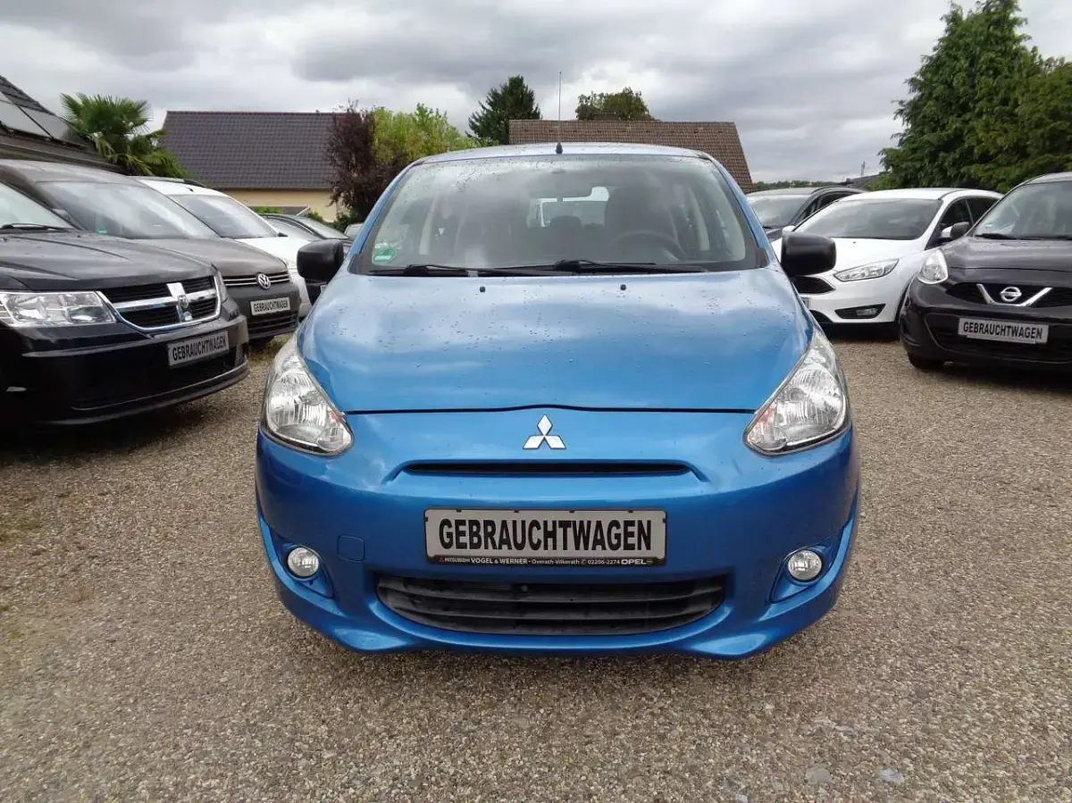 Gebraucht Mitsubishi Space Star 71 PS (52 kW) 2013 Atollblau (p) Van / Kleinbus