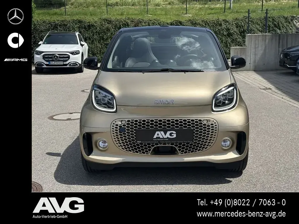 Gebraucht Smart ForTwo Electric Drive Prime 60 kW (82 PS) 2023 Bodypanels in gold beige () Cabrio