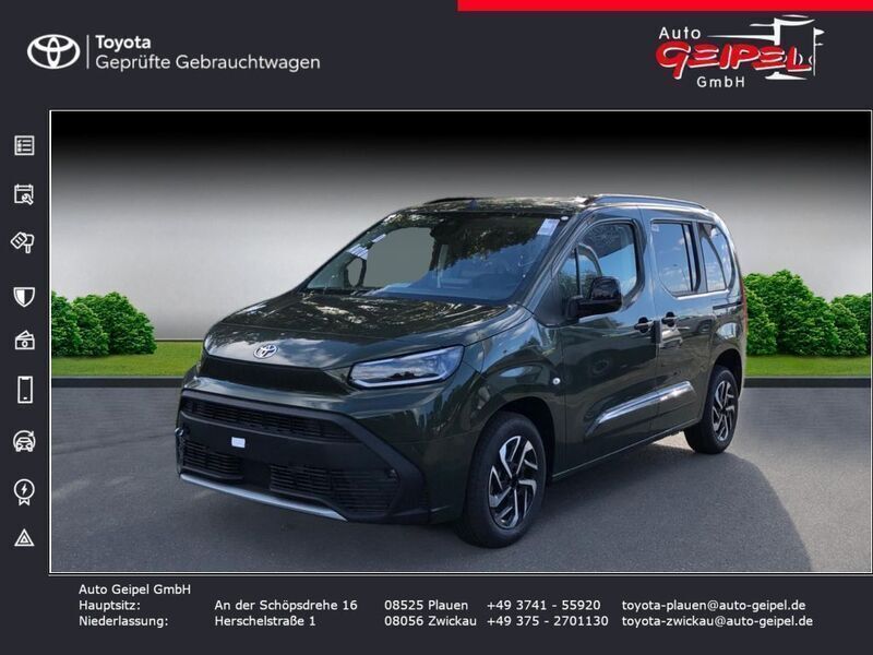 Grün Gebraucht 2024 Toyota Proace Verso City Kombi | 38.640 € (Teuer) - Bild 1/4