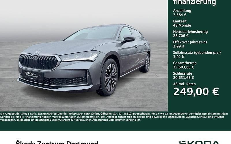 Gebraucht Skoda Superb Selection 150 PS (110 kW) 2025 Grau Kombi