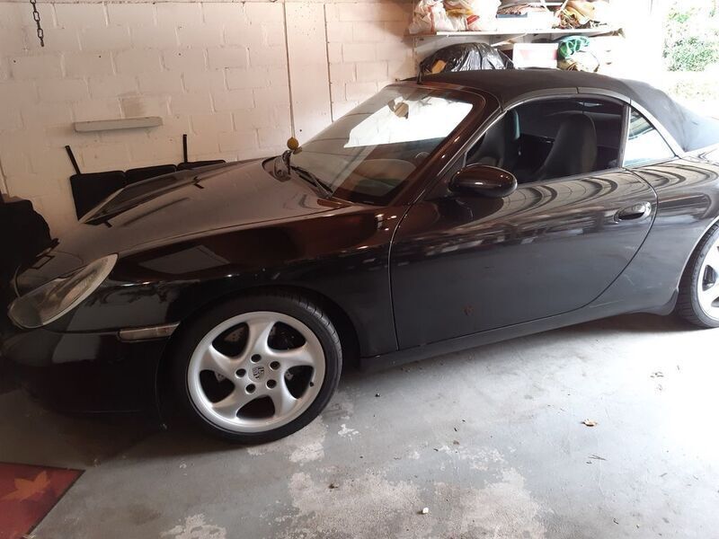 Schwarz Gebraucht 1999 Porsche 911 Carrera Cabriolet Cabrio | 27.990 € (Superpreis) - Bild 1/2