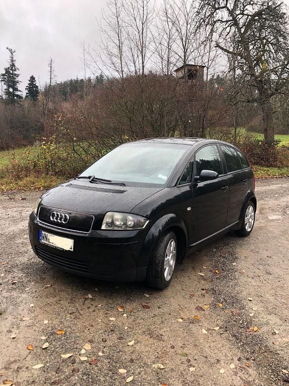 Schwarz Gebraucht 2001 Audi A2 Kleinwagen | 800 € (Guter Preis) - Bild 1/4