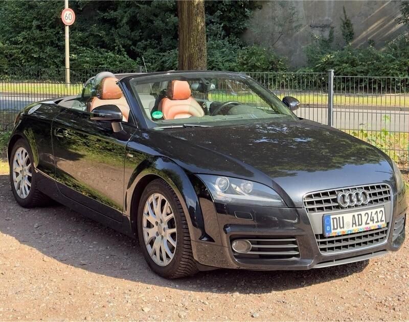 Schwarz Gebraucht 2008 Audi TT Roadster S-Line Cabrio | 9.999 € (Superpreis) - Bild 1/4