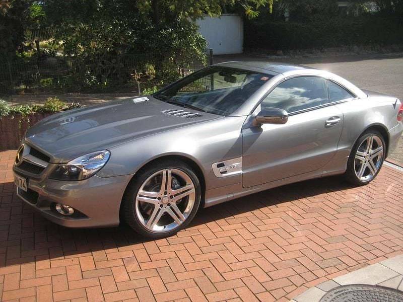 Silber Gebraucht 2008 Mercedes SL280 Cabrio | 33.750 € (Fairer Preis) - Bild 1/4