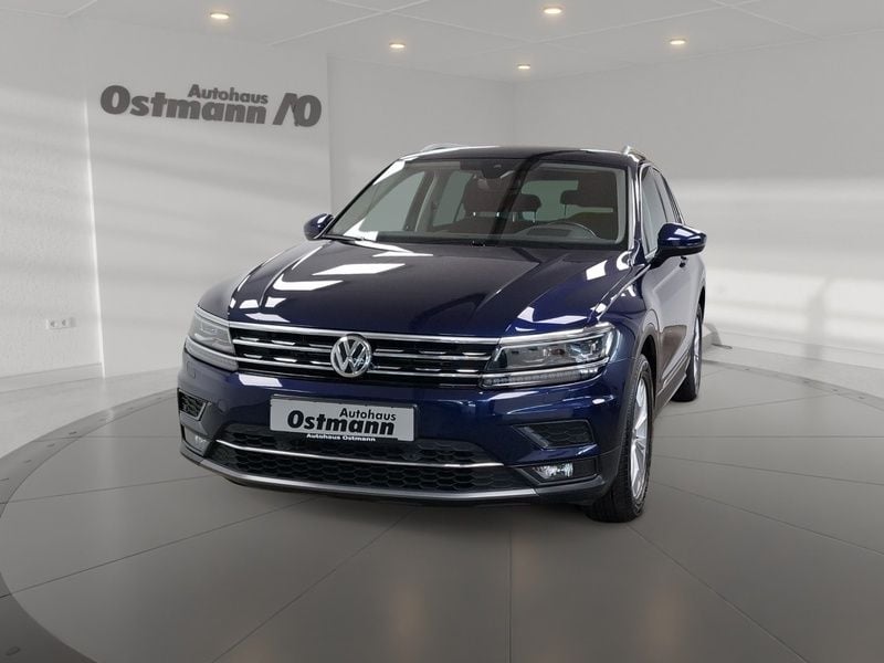 Atlantic blue Gebraucht 2019 VW Tiguan Highline SUV | 27.550 € (Fairer Preis) - Bild 1/4