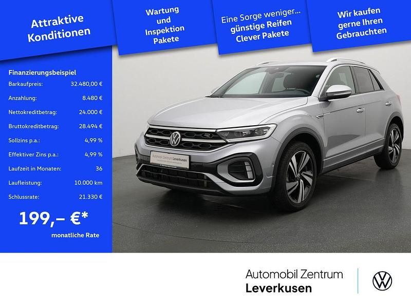 Silber Gebraucht 2024 VW T-Roc R-line SUV | 32.480 € (Fairer Preis) - Bild 1/4