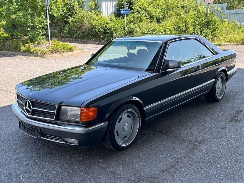 Schwarz Gebraucht 1990 Mercedes 560 Coupé | 28.895 € - Bild 1/4