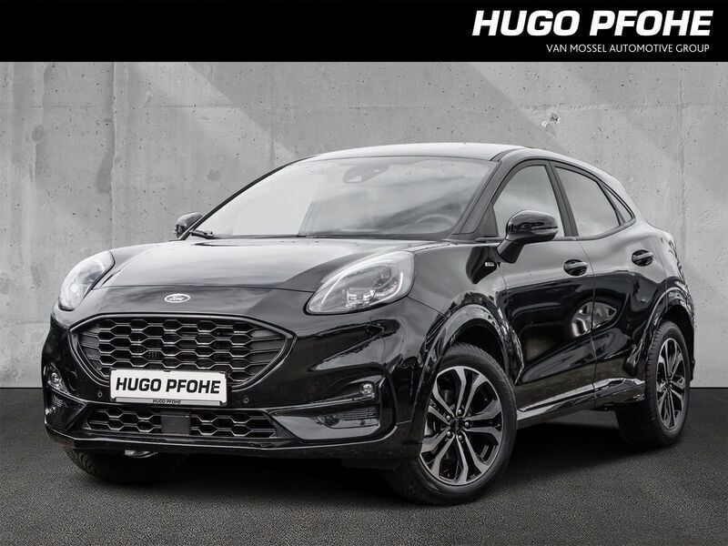 Obsidian schwarz met Gebraucht 2023 Ford Puma ST-Line SUV | 22.089 € (Superpreis) - Bild 1/4