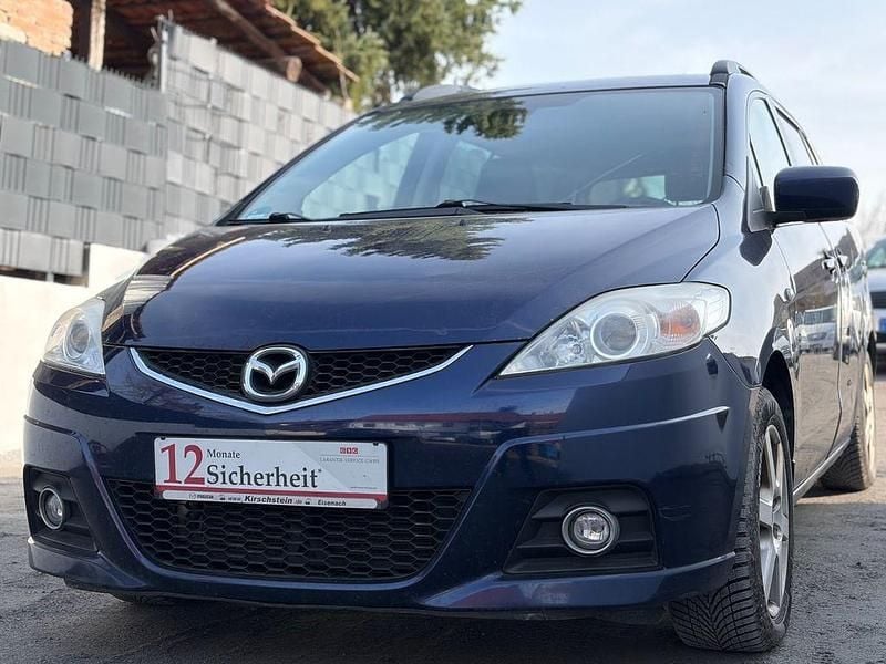 Gebraucht Mazda 5 Active 116 PS (85 kW) 2010 Blau Van / Kleinbus