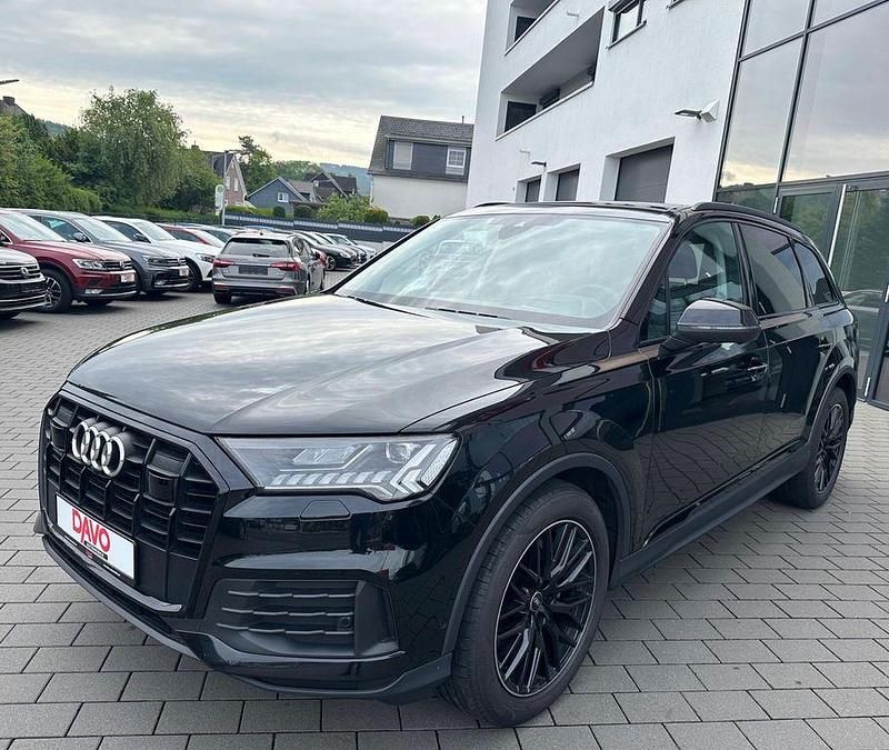 Schwarz Gebraucht 2023 Audi Q7 S-Line SUV | 51.691 € (Superpreis) - Bild 1/4