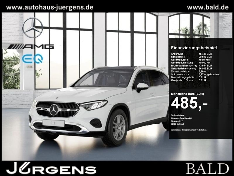 Weiss polarweiss Gebraucht 2023 Mercedes GLC220 Avantgarde SUV | 50.880 € (Guter Preis) - Bild 1/4