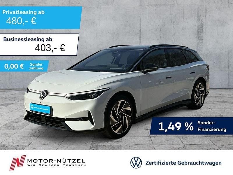 Gebraucht VW ID.7 Pro 210 kW (286 PS) 2024 Gletscherweiß metallic Kombi