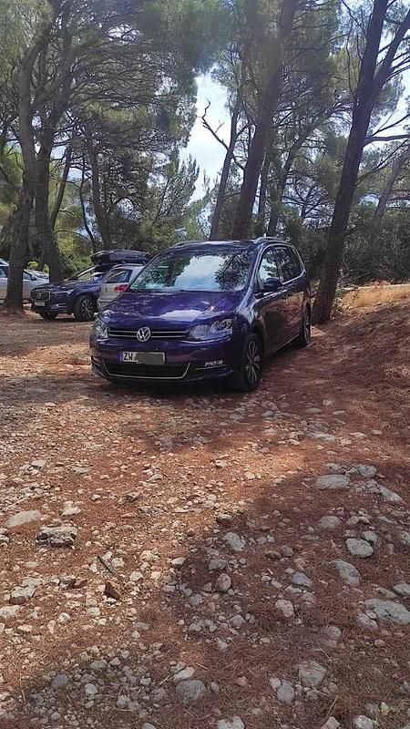 Gebraucht VW Sharan 184 PS (135 kW) 2018 Blau Van / Kleinbus