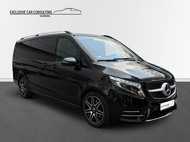 Gebraucht Mercedes V250 Exclusive 190 PS (139 kW) 2022 Obsidianschwarz metallic Van / Kleinbus