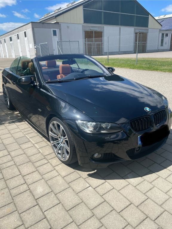 Schwarz Gebraucht 2007 BMW 335 Cabriolet Sport Line Cabrio | 16.500 € (Teuer) - Bild 1/4