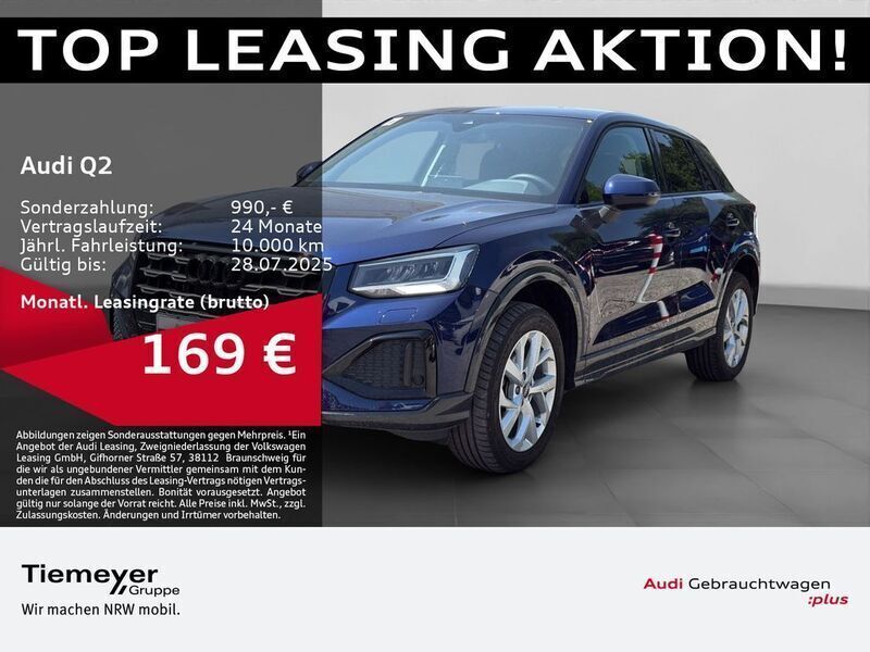 Blau Gebraucht 2024 Audi Q2 Advanced SUV | 28.990 € (Fairer Preis) - Bild 1/4
