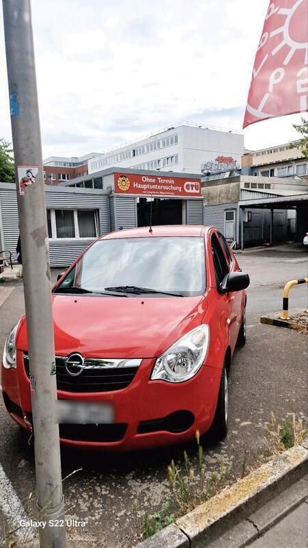 Rot Gebraucht 2009 Opel Agila Kleinwagen | 1.700 € - Bild 1/4