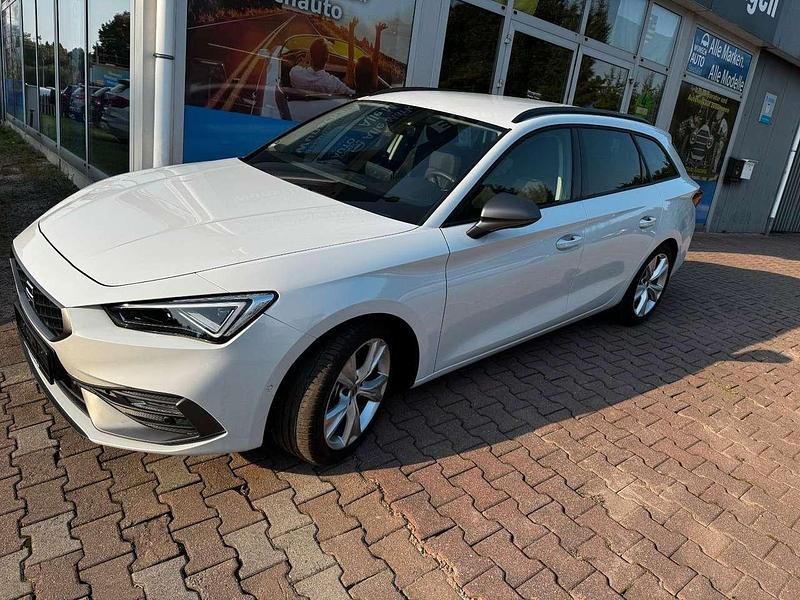 Gebraucht Seat Leon FR 116 PS (85 kW) 2024 "nevada" weiss Kombi