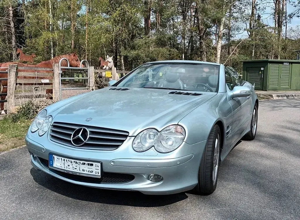 Gebraucht Mercedes SL500 306 PS (225 kW) 2002 Silber Cabrio