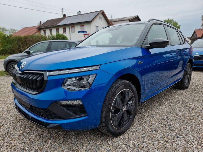 Blau Neu 2024 Skoda Kamiq Monte Carlo SUV | 26.380 € (Fairer Preis) - Bild 1/4