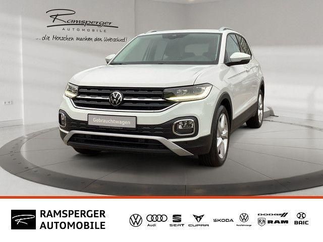 Pure white Gebraucht 2021 VW T-Cross Style SUV | 19.990 € (Guter Preis) - Bild 1/4