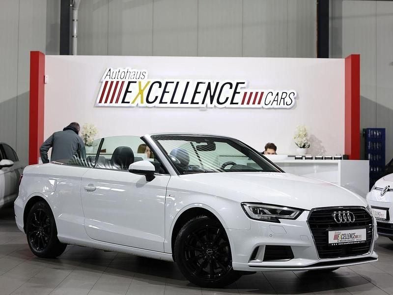 Weiß Gebraucht 2019 Audi A3 Cabriolet S-Line Cabrio | 25.444 € (Etwas zu teuer) - Bild 1/4