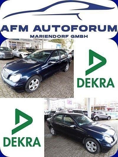 Blau Gebraucht 2002 Mercedes C180 Classic Limousine | 1.799 € (Superpreis) - Bild 1/4