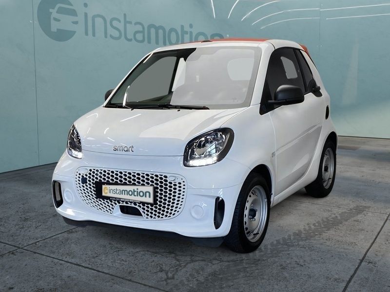 Weiß Gebraucht 2022 Smart ForTwo Electric Drive Cabrio | 13.300 € (Etwas zu teuer) - Bild 1/4
