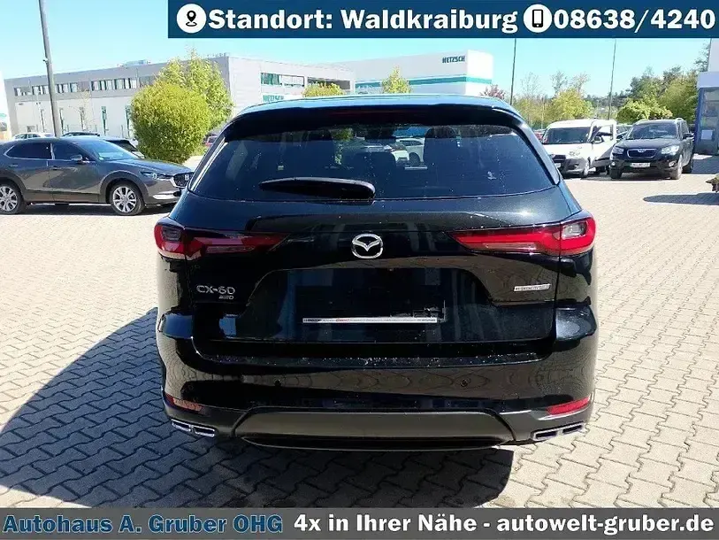 Gebraucht Mazda CX-60 Exclusive-Line 328 PS (241 kW) 2022 Jet black (metallic) SUV