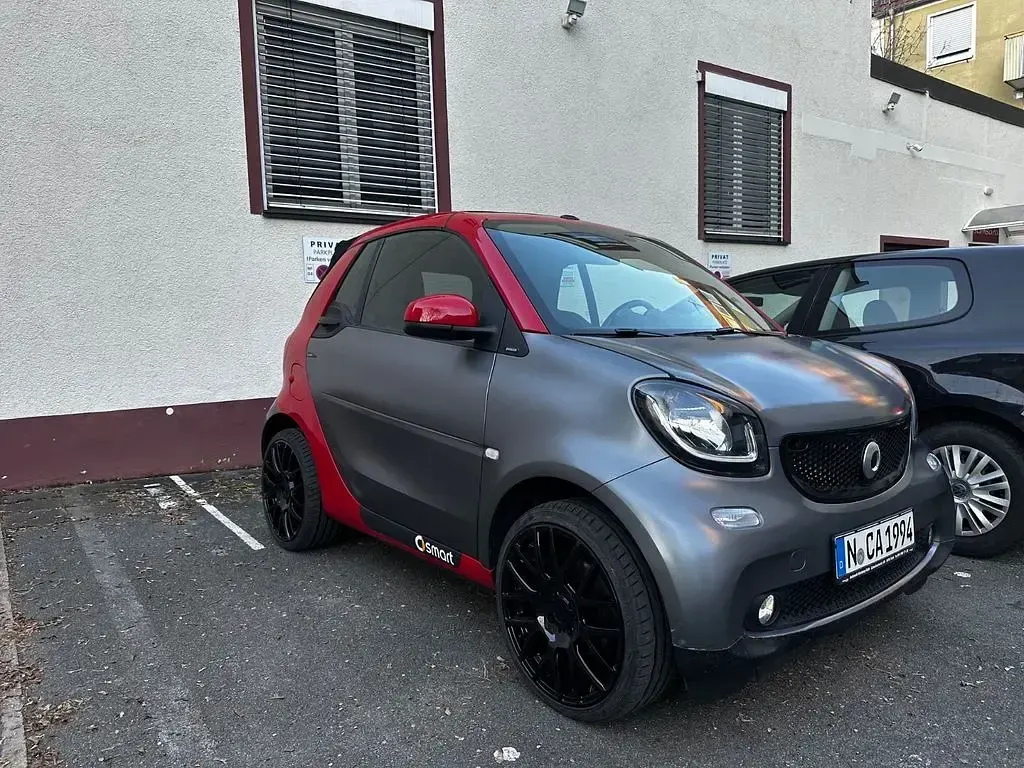 Occasion Smart ForTwo Cabrio Brabus 90 ch (66 kW) 2017 Gris Cabriolet