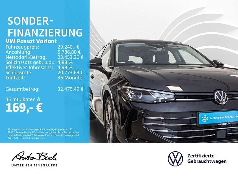 Second-hand VW Passat Business 150 CP (110 kW) 2024 Negru Break