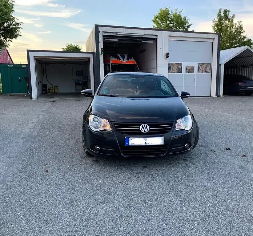 Gebraucht VW Eos 140 PS (102 kW) 2010 Schwarz Cabrio