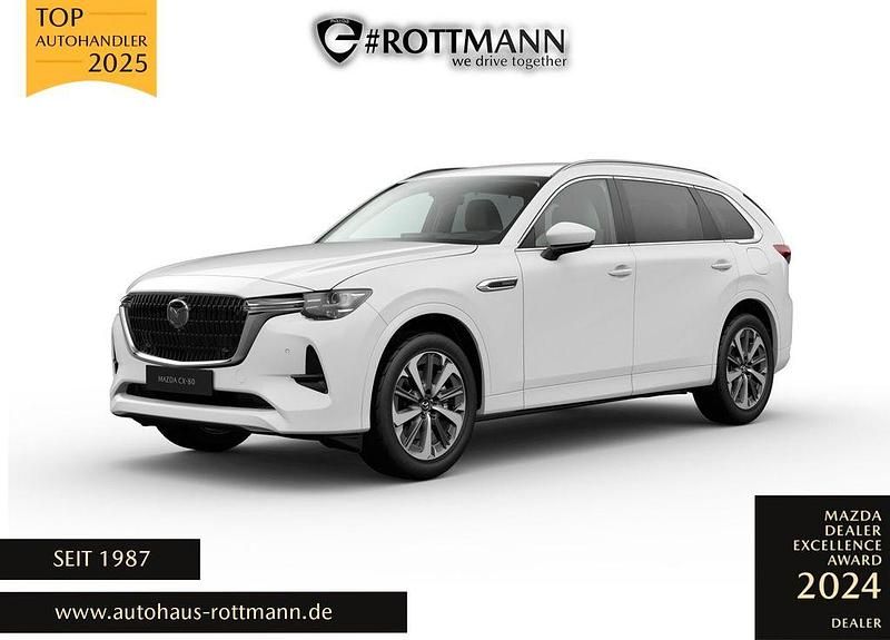 Weiß Neu 2025 Mazda CX-80 Takumi-Line SUV | 58.470 € (Guter Preis) - Bild 1/4
