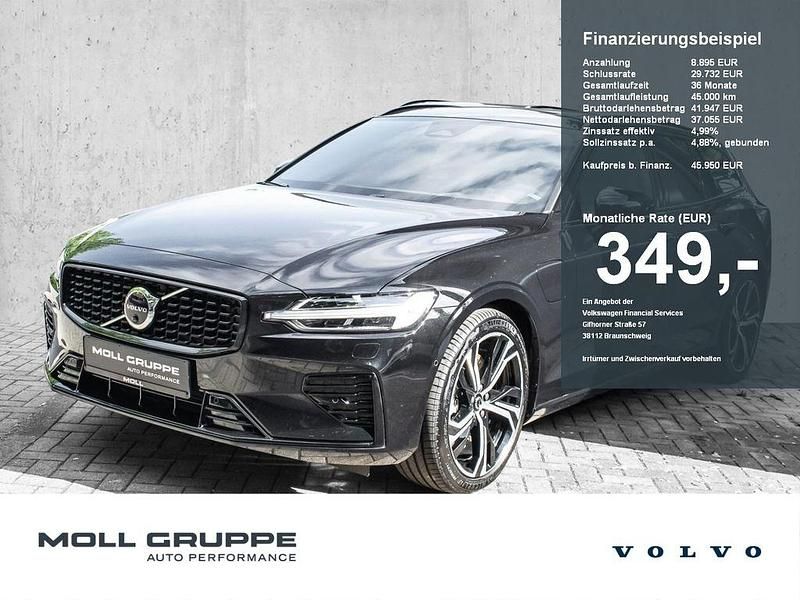 Onyx black metallic Gebraucht 2024 Volvo V60 Plus Kombi | 45.950 € (Fairer Preis) - Bild 1/4
