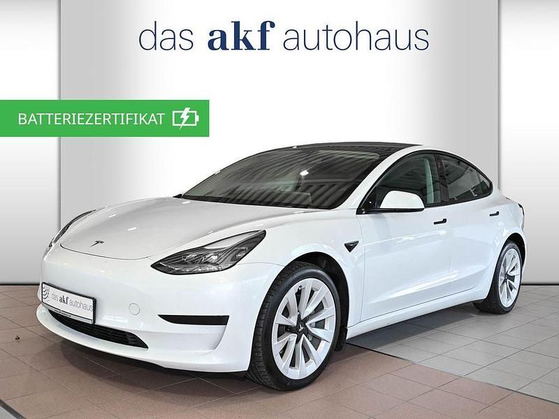 Weiãÿ Gebraucht 2023 Tesla Model 3 RWD Limousine | 27.950 € (Fairer Preis) - Bild 1/4