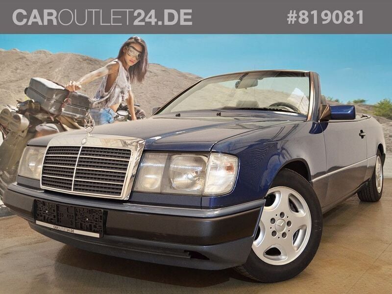 Nautikblau Gebraucht 1992 Mercedes 300 Cabrio | 18.980 € - Bild 1/4